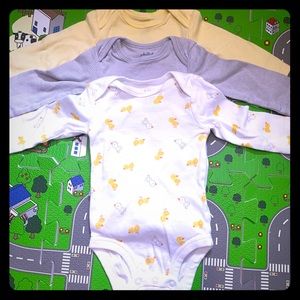 3PC Long Sleeve Bodysuit Set